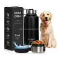 Custom 32oz Eco-Friendly Portable Waterproof Dog Puppy Travel Bowls Outdoor Walking Food Grade Plastic