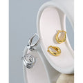Unique Design Jewelry 925 Sterling Silver U Shape Pendant 18K Gold S925 Sterling Silver Earrings for Women EB070