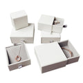 Custom Logo Printing Embossed Matt Laminated Recycled Materials Jewelry Packaging Paper Box for Ring
