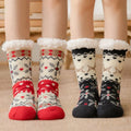 Wholesale Winter Fluffy Thermal Slipper Sherpa Socks Soft Warm Fuzzy Christmas House Socks