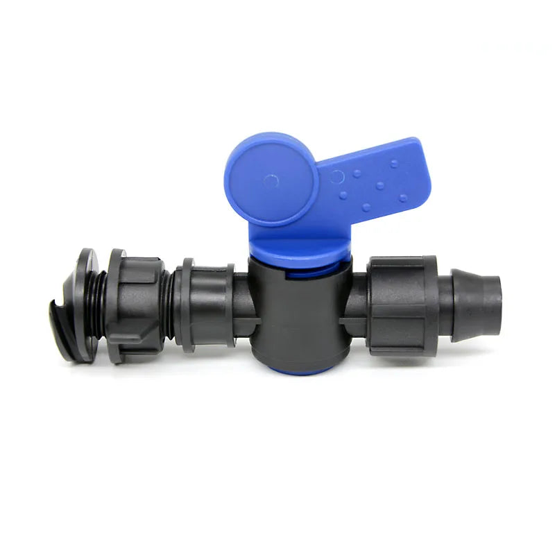 Drip Irrigtaion Fittings Drip Connector Drip Tape Valve for PE Lay Flat Hose or PE Oval Hose