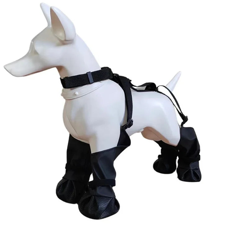 Cross Border Pet Products Outdoor All Season Comfortable Dirt Proof Breathable Dog Rain Shoes Waterproof
