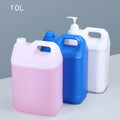 10L Large Laundry Detergent HDPE Plastic Pump Empty Bottle for Car