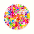 Big Hole Round Acrylic Beads Spacer Loose Beads for Jewelry Making DIY Handmade Necklace Earring Accessories