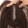 AU LONGFOR Swiss Net Female Head Replacement Block Real Hair Cover White Hair Full Real Hair Topper