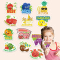 Scented Candle Accessories Decorative Die Cut Smell Stickers  Custom Scratch and Sniff Sticker Grapefruit for Kids