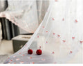 Factory Supply Fancy Blackout Embroider Sheer Window Curtain for Livign Room