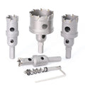 10mm Triangular Shank 40mm-78mm TCT Carbide Hole Saw Cutter Heavy Duty 40mm Working Stainless Steel Diamond Alloy Straight Bits