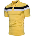 Wholesale Custom logo Polo Shirt Cotton Men's Patchwork Design Casual Polo Shirt Blouse Tops