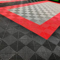 Hot Sale Car Wash Drainage Non-Slip Plastic Interlocking Garage Floor Tiles
