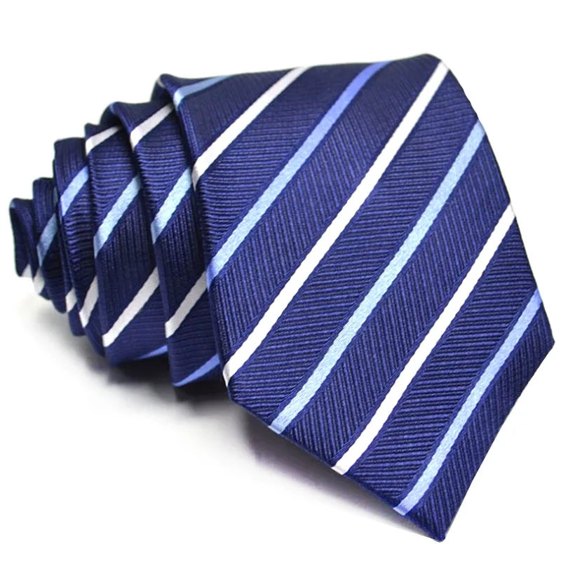 Accept Custom Woven Jacquard School College Plaid ABPF Brand Slim Polyester Necktie