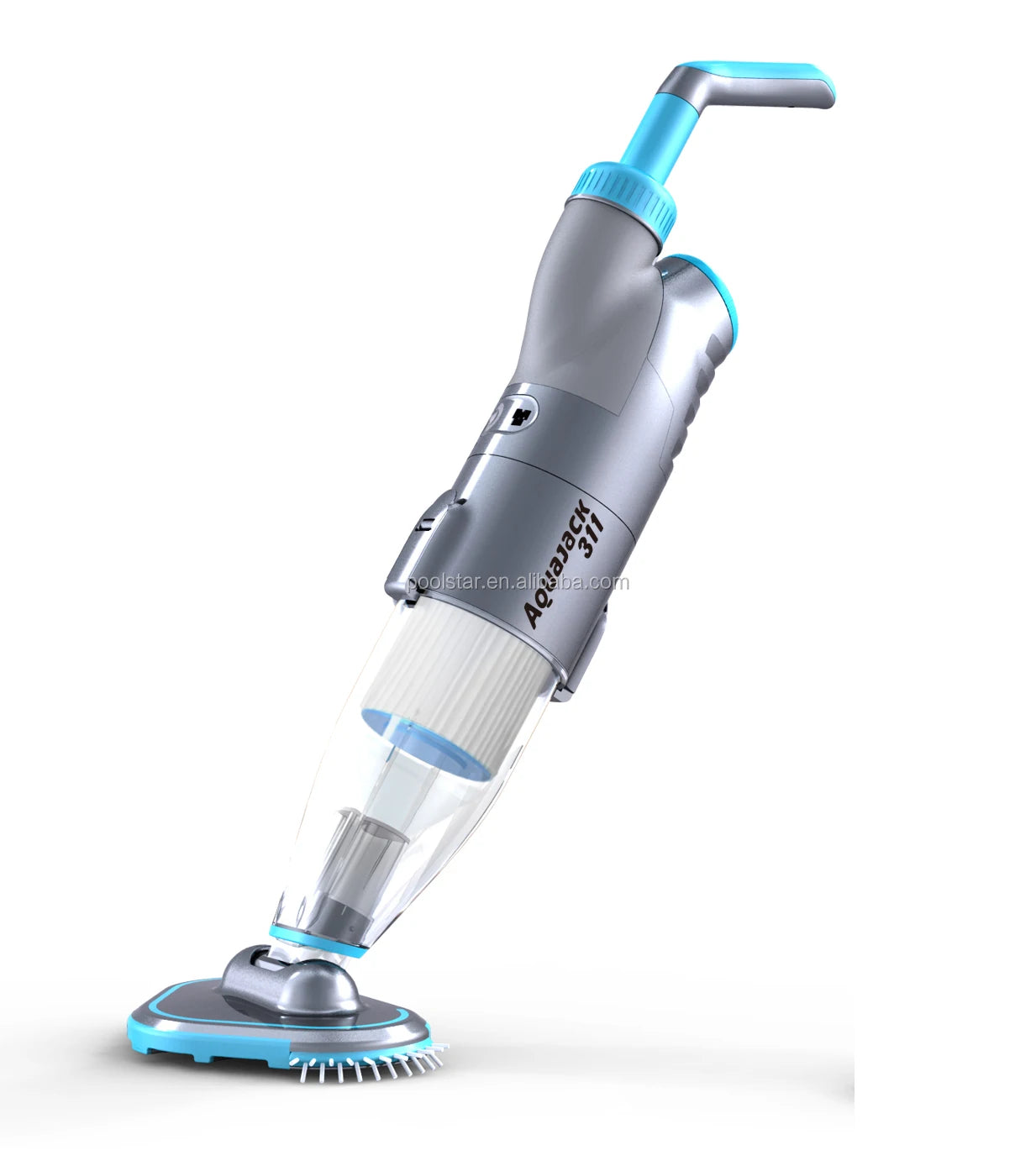 Automatic In-Ground Pool & Spa Cleaner Rechargeable Cordless 60-Minute Running Time Handheld Vacuum Strong Suction Deep Cleaning