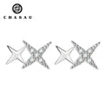 Many Years Factory Cubic Zircon CZ 925 Sterling Silver Women Fashion Mini Star Small Stud Earrings for Women