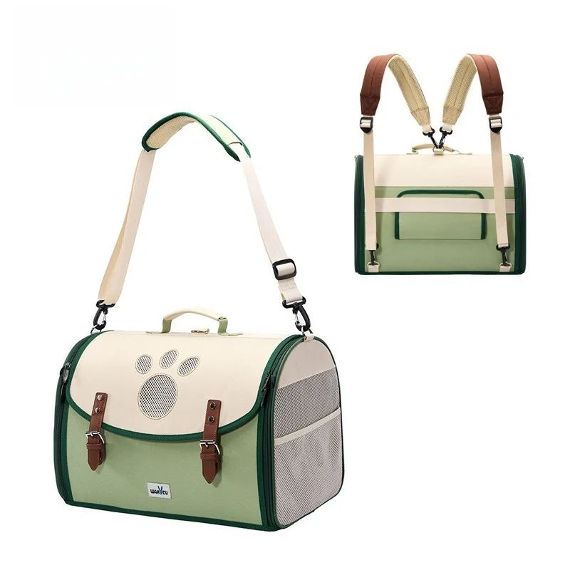 Hot Seller Multi-Functional Outdoor Dog Bed Portable Large Capacity Pet Backpack Shoulder and Handheld Design for Cats and Dogs