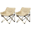 WOQI Modern Portable Foldable Camping & Fishing Chair with Pockets for Outdoor Use Beach Travel