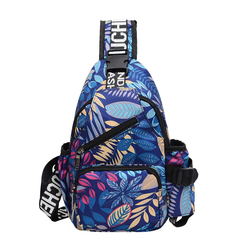 Wholesale Custom Fashion Sling Bag RFID Blocking Sling Leisure Backpack Crossbody Chest Bag Daypack for Hiking