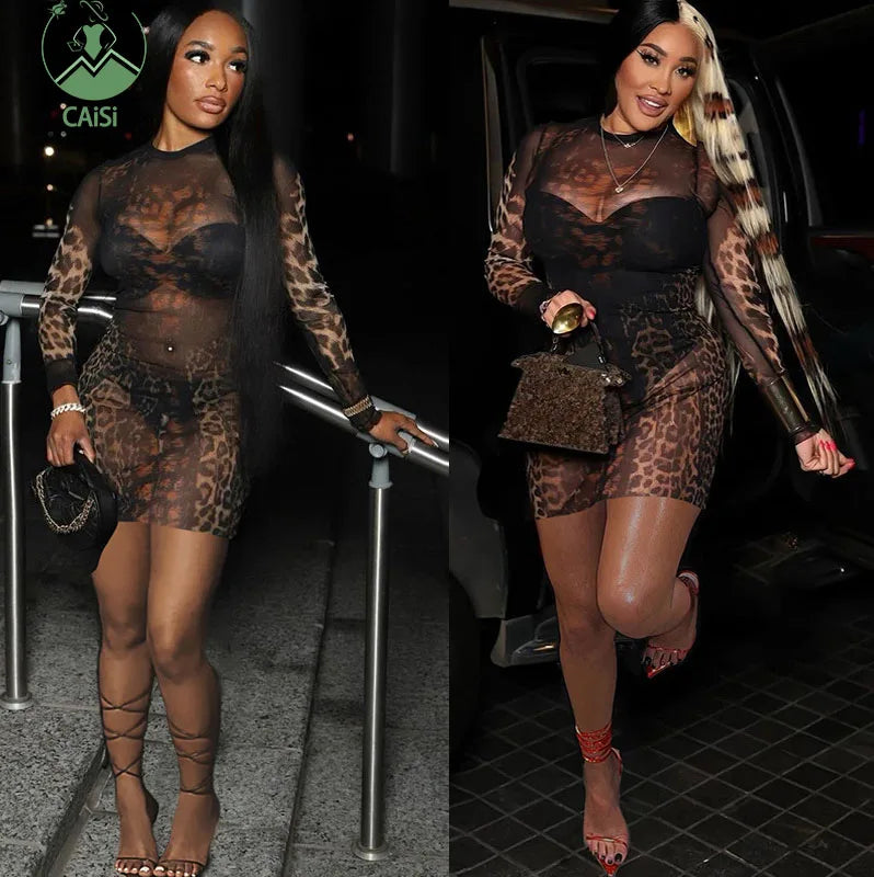 New Arrivals Long Sleeve 3D Printed Casual Dress Bodycon Mini Dress Trendy O Neck Slim Dress