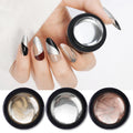 BORN PRETTY Popular Gold Silver Metallic Painting Gel Nail Polish Wholesale Chrome Golden Metal Mirror Effect Gel Paint Nail Art