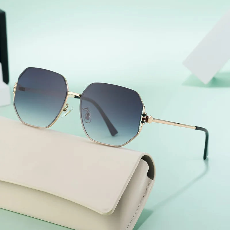 DOISYER New Arrival Luxurious Unisex Metal Sunglasses Frame Classic Pilot Style for Outdoor Fashion Brand New Glasses