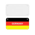 Prosub Wholesale 0.65MM Single Side Metal Sign Blank Sublimation Aluminum Nameplate DIY Design Printing Warning Signs Plate