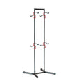 Teraysun Silver Gravity Stand Bicycle Rack for Displaying and Parking 4 Bikes Durable Bike Storage Rack 6KGS