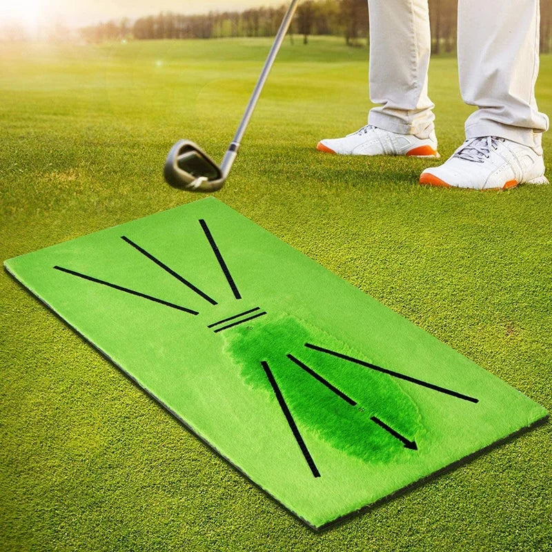 12" X 24" Golf Swing Mat Training Aids Detection Batting and Correct Hitting Mini Golf Practice Mat