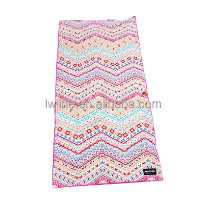 Hot Selling Microfiber Beach Towel Beach Towels with logo Custom Double -sided Printing Fast Dry Waffle Beach Towel