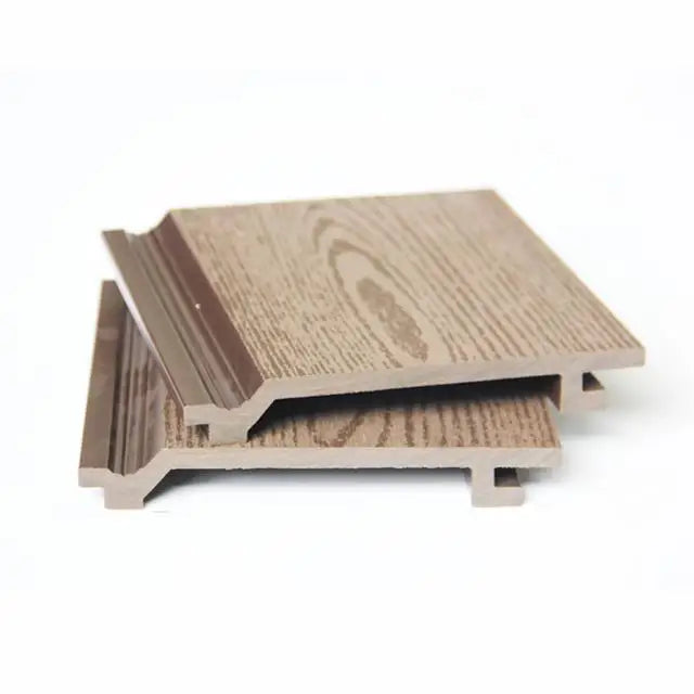 Eco-friendly Durable Modern Waterproof Moisture-Proof Fireproof Anti-Static Sound-Absorbing 3D Embossed 156*21mm Outdoor WPC CE