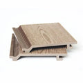 Eco-friendly Durable Modern Waterproof Moisture-Proof Fireproof Anti-Static Sound-Absorbing 3D Embossed 156*21mm Outdoor WPC CE