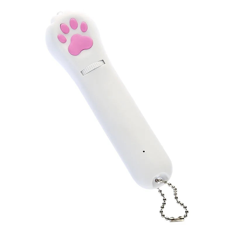 Funny Eco-Friendly Plastic Classic Cat Toy Self-Happiness Handy Gadget Infrared Laser Light Kitten Charging Stick Made Pet