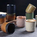 Wholesale Japanese Retro Kiln-Changed Ceramic Tea Cup 250 ml High Aesthetic Home and Hotel Restaurant Specialty Cups for Matcha