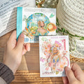 10 Sheets Per Pack Spring Girl Theme PET Stickers Spring Flower Messenger Series 6 Selections DIY Decorative Stickers