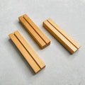 Wooden Name Card Holders Table Number Stands Wedding Party Business Card Display Place Card Holders Decorative Pattern Boxed