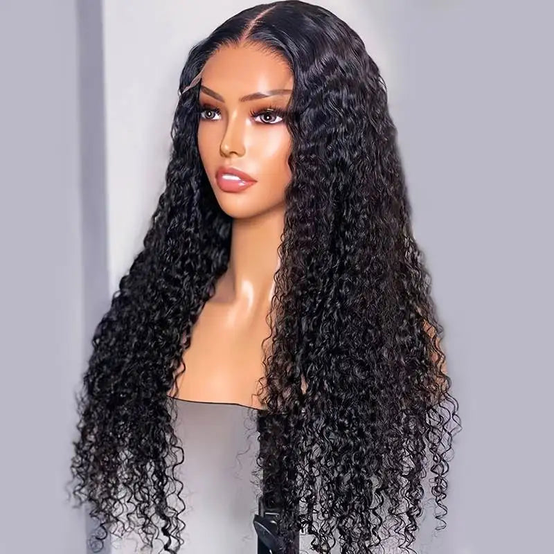 Wholesale Multiple Styles 26 Inch Natural Deep Kinky Curly High Temperature Wigs With 13x4 Lace Frontal Wig for Black Women
