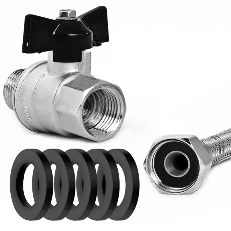 Jutye Shower Head and Hose Connecting Shower Hose Tap Sealing Rings Shower Head Washers Rubber Washers Seals