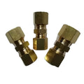 pneumatic element brass ferrule Double hose brass connector
