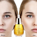 Pansly 24K Gold Hyaluronic Acid Anti Aging Face Serum Moisturizer Dark Spot Correcting Anti Wrinkle Whitening Luxury Serum