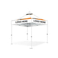 Pop Market Stall Promotional Waterproof Aluminum Alloy Gazebo Tent PVC Walls Dye Sublimation Print 3x3 10x10 Custom Canopy Cover MegaBDM