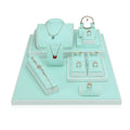 Elegant PU Jewelry Display Set Luxury Custom DIY Jewelry Showcase Display Props
