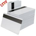 Custom Blank Cr80 30Mil Rfid Smart PVC Plastic Cards With 1/2" Hico Magnetic Stripe for Credit/Gift/Photo ID Badge/Membership
