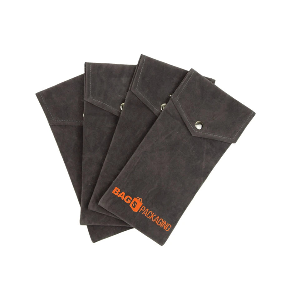 Custom Logo Microfiber Jewelry Pouches With Insert Pad Fashionable Small Velvet Packaging Bags for Watches and Jewelry