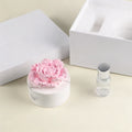 Home Car Decoration Air Freshener Ceramic Peony Shaped Scented Ceramic Aroma Porcelain Flower Essential Oil Fragrance Diffuser