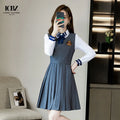 Unisex Customizable School Uniform Suit with Pleated Skirt for High School & Kindergarten Teachers ODM Service