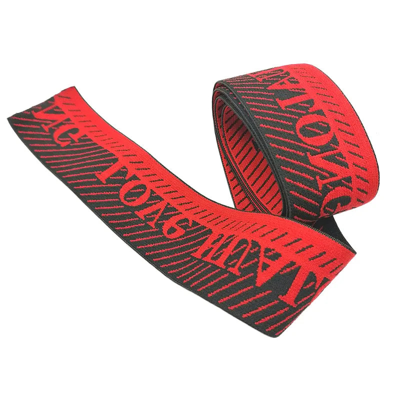 Twill Polyester Jacquard Elastic Band Webbing Knit Tape