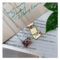 2025 Fashion Valentines Mothers Day Gifts Couple Jewelry Custom Open Locket Cubic Zirconia Love Letter Envelope Necklace