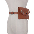 TWOTWINSTYLE Hollow Out PU Leather Detachable Adjustable Women's Waist Belt