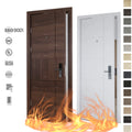 China Top Fire Door Factory As Certified Fire Rated Doors Fireproof Interior Wooden Door Hotel Guest Room