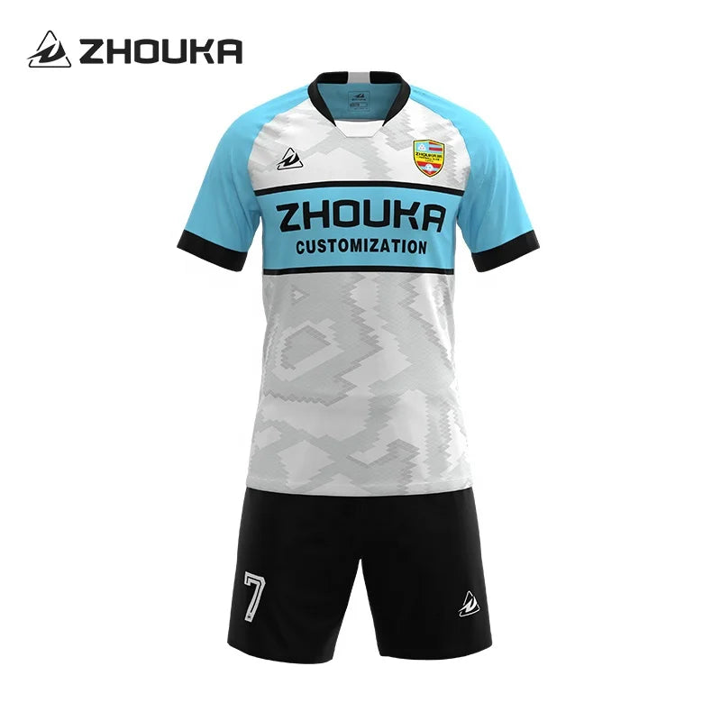 Wholesale Custom Designs Original Quality Men's Soccer Jersey Set Sublimated Football Uniforms OEM Service Quality Soccer Wear