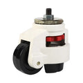Industrial Swivel Casters Durable PU GD-60S with Threaded Casters 50mm Diameter Adjustable for Workshops
