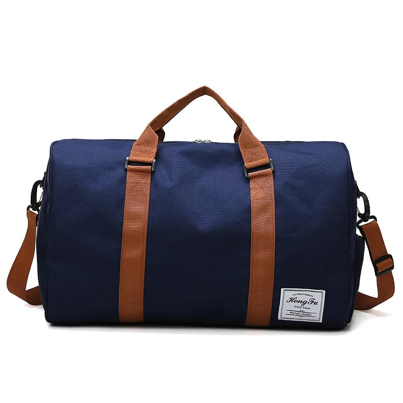 New Dry Wet Separation Travel Duffel Luggage Bag Leisure Handbag Custom Oxford Fitness Sports Bag for Gym Travel